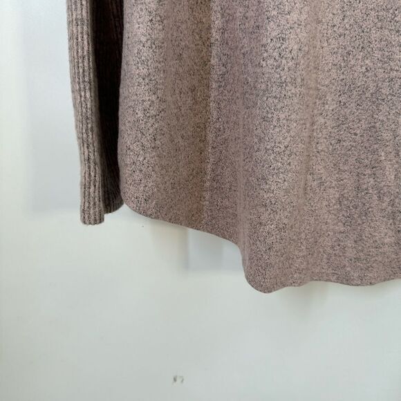 Fortune & Ivy NWT Sz L Havana Cowl Neck Curved Hem KNIT TOP - Picture 6 of 7